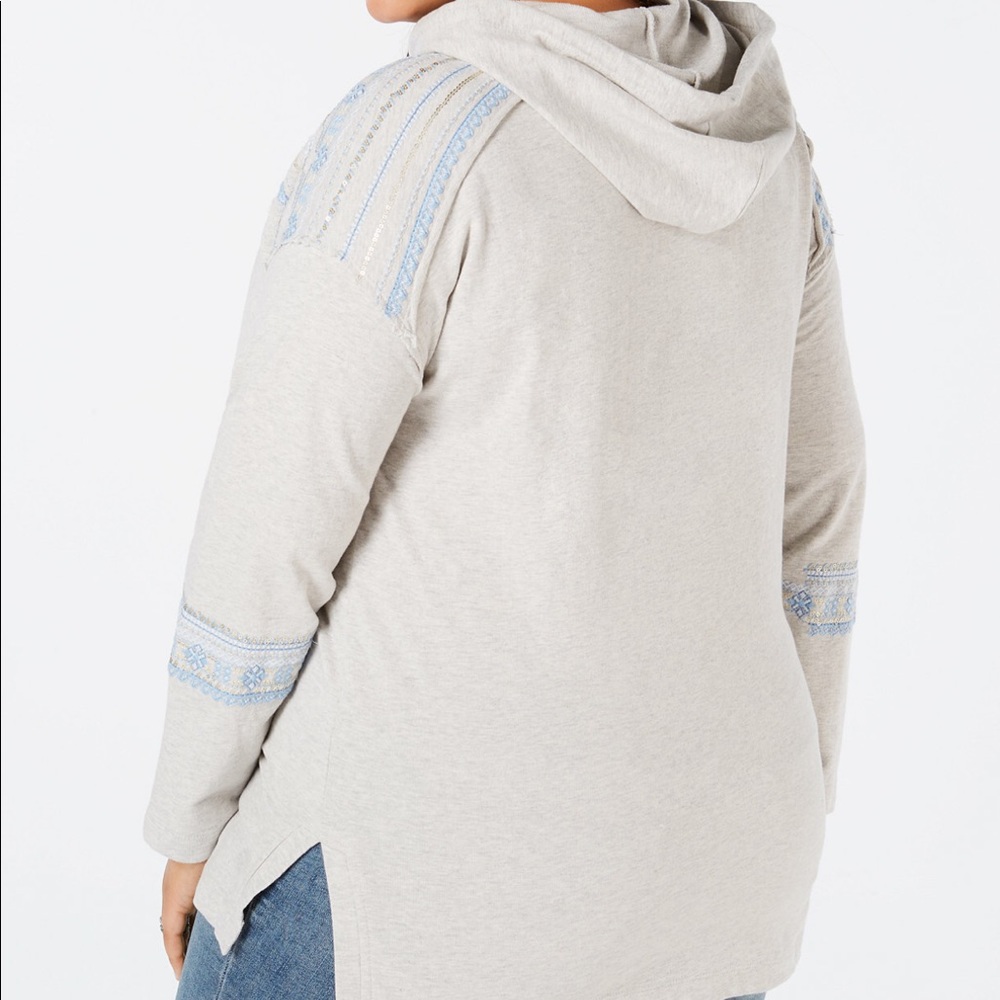 🌸Cotton embellished women’s Plus Size hoodie sweatshirt🌸 - Picture 2 of 8